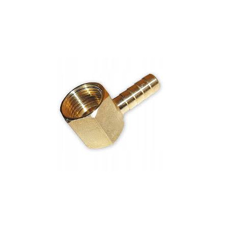 Łącznik mosiężny kątowy  do gazu 1/2 x 10